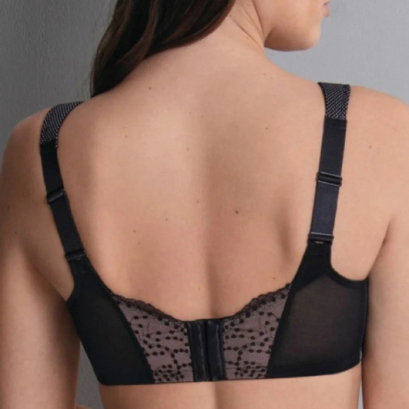 ANITA ORELY POST-SURGERY LUXURY BRA FOR BREAST FORM - BLACK 40G - Picture 3 of 13